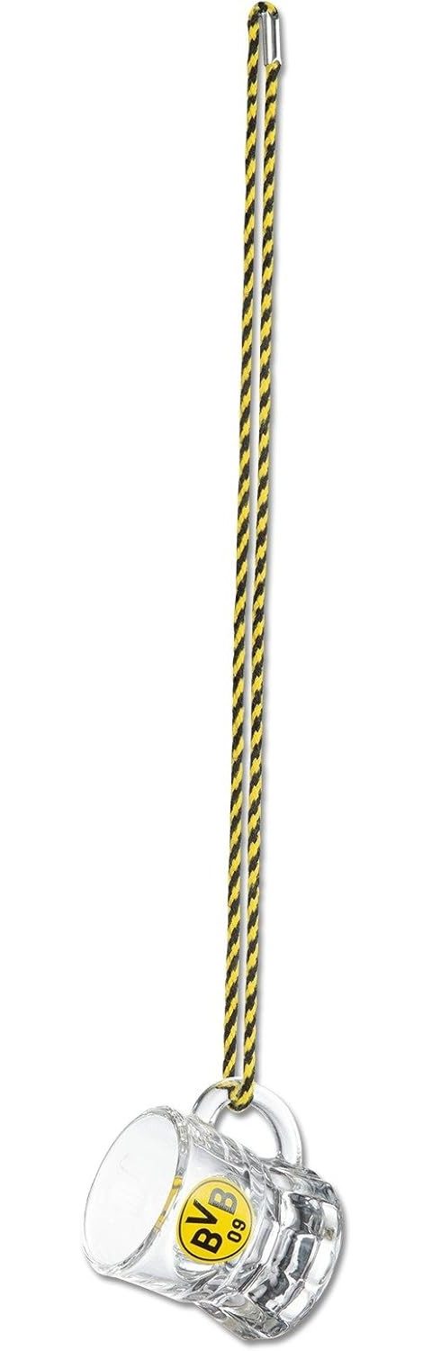 BVB MERCHANDISING Schnapsglas BVB Schnapsglas m. Kordel, Glas