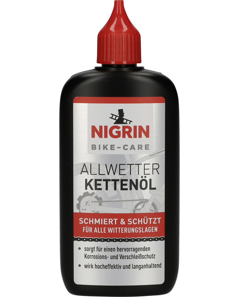NIGRIN Nigrin Bike-Care Kettenöl für Fahrrad Allwetter Grundreiniger