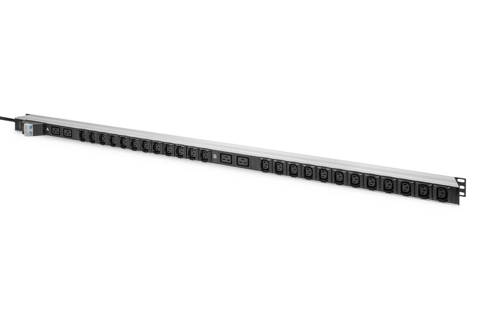 Digitus Netzwerkschrank Basis IT PDU, 1-phasig 32A, 24 x C13, 4 x C19, 3 m