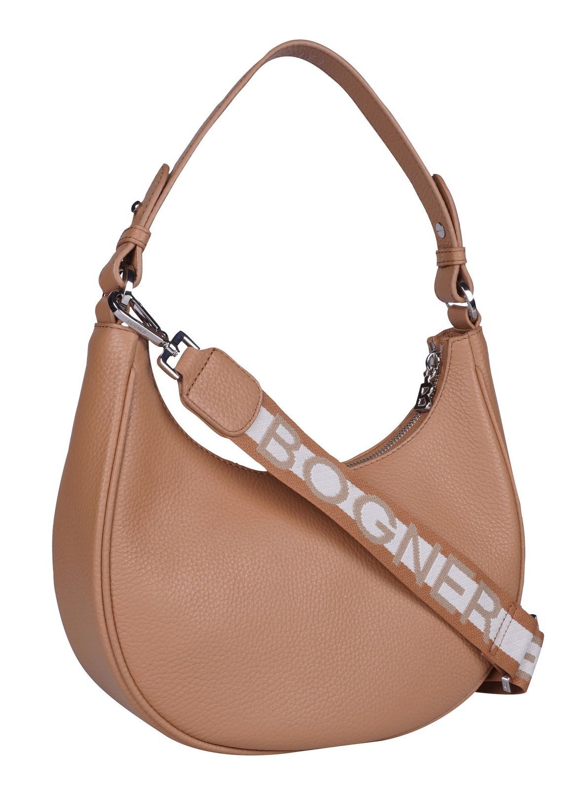 BOGNER Schultertasche Melene Shoulderbag, aus echtem Rindsleder