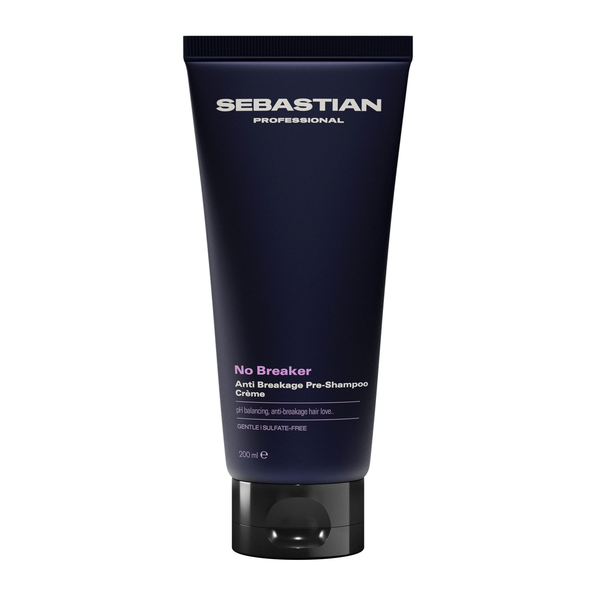 Sebastian Professional Haarshampoo No Breaker Bonding Pre-Shampoo Crème, pflegendes Pre-Shampoo-Treatment, für glanzloses Haar, flüssige Textur