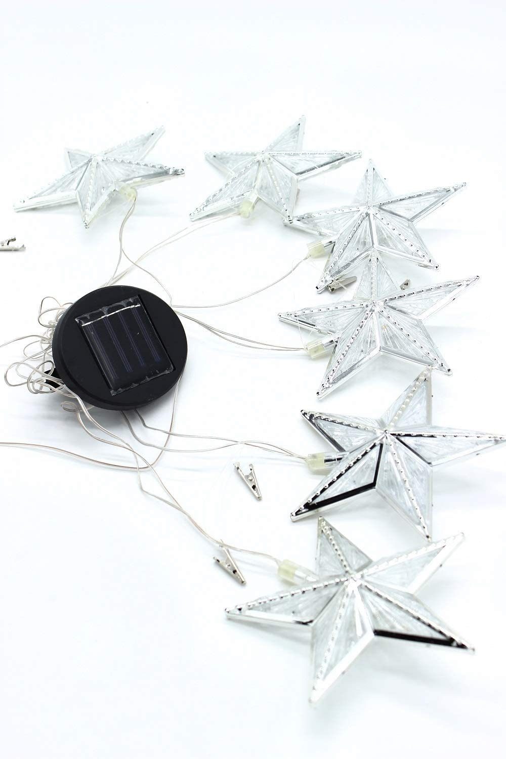 Luna24 simply great ideas... Gartenleuchte Solar LED Lichterkette Sterne 6t günstig online kaufen