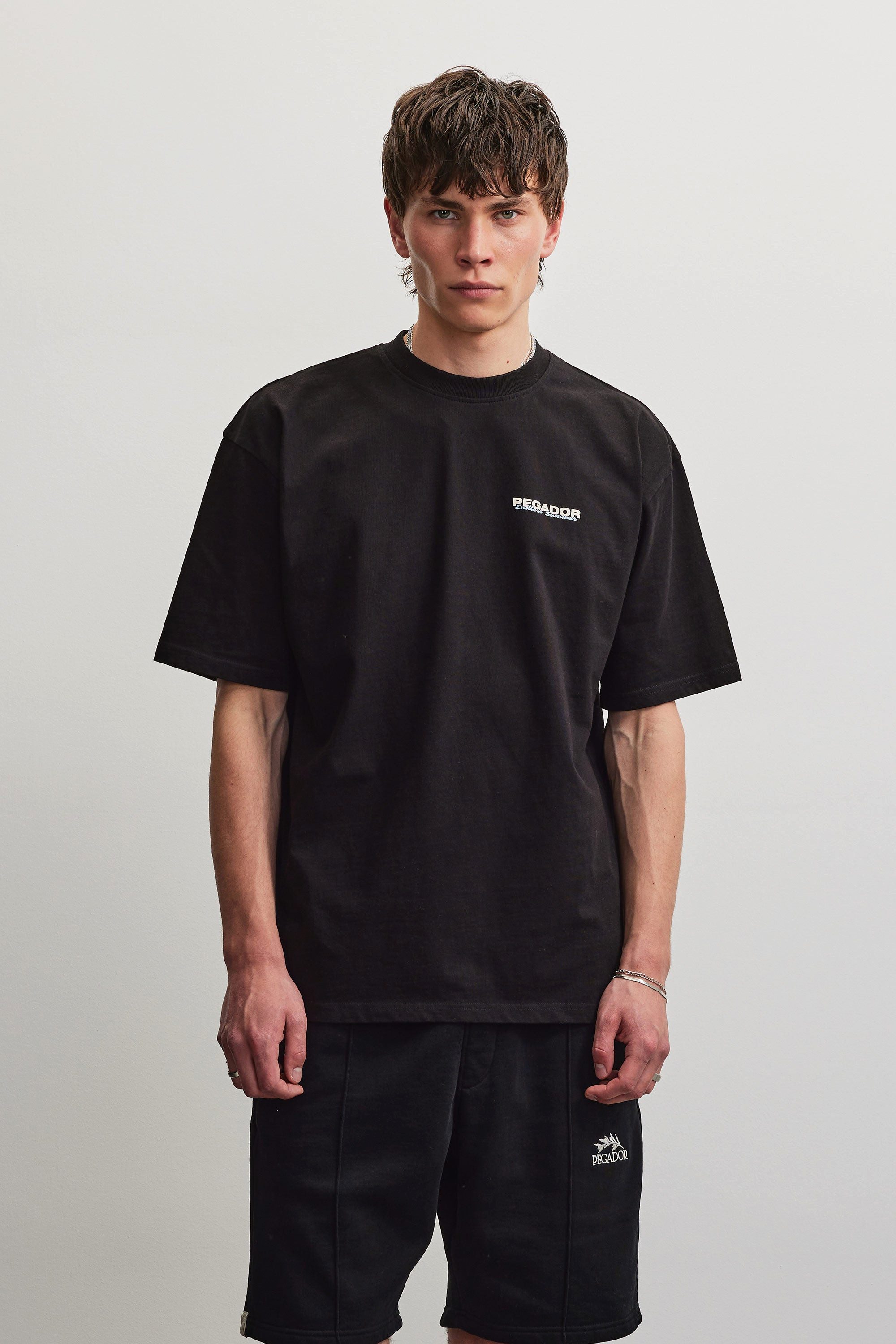 PEGADOR Rundhalsshirt TORRES OVERSIZED TEE