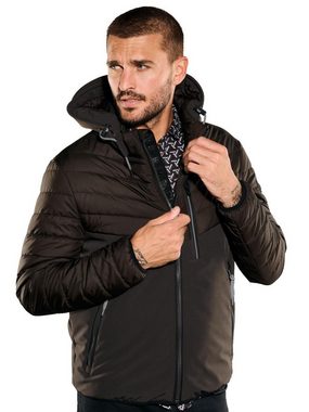 emilio adani Steppjacke Jacke mit abnehmbarer Kapuze