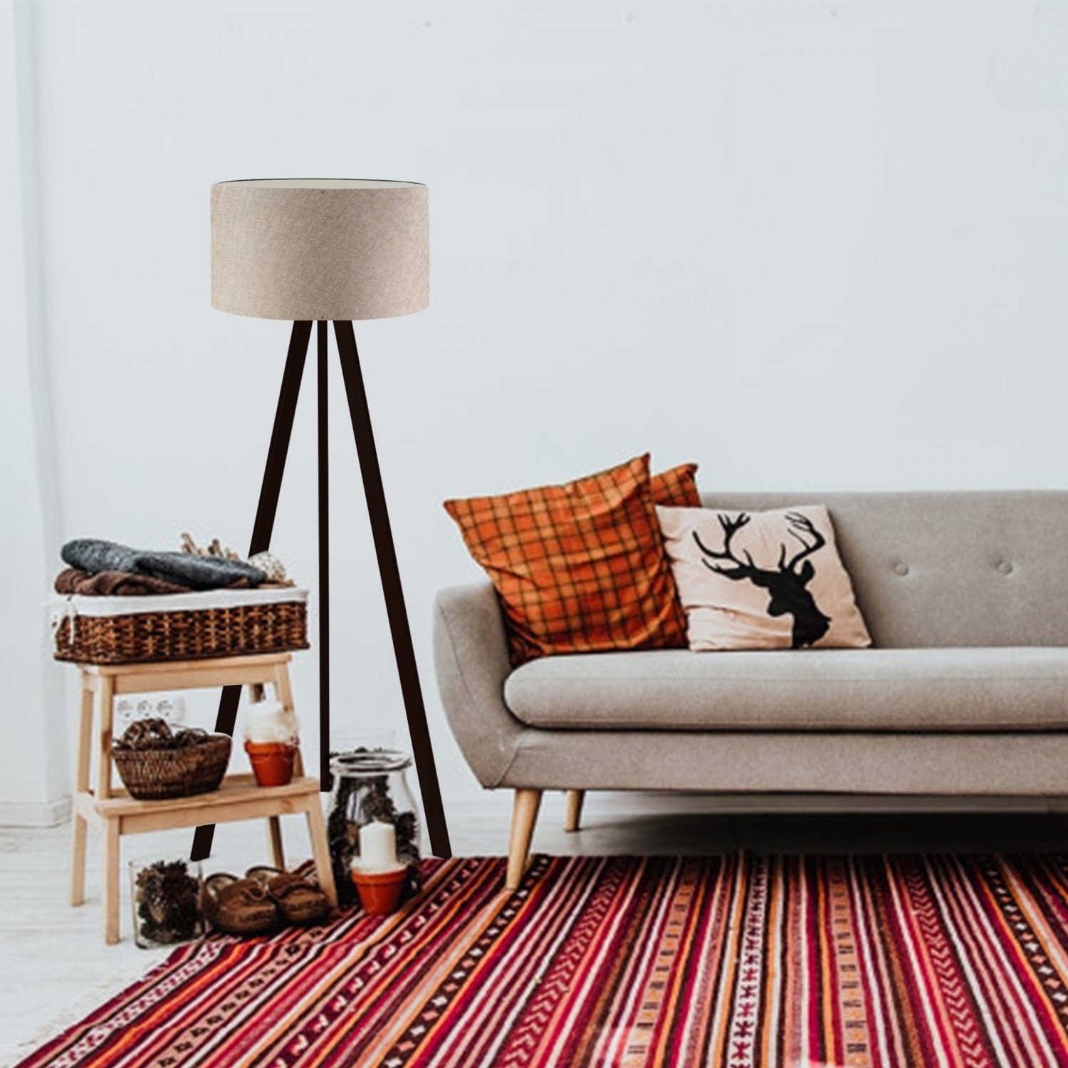 Opviq Stehlampe 100% PVC, 21 x 38 cm N4453 günstig online kaufen