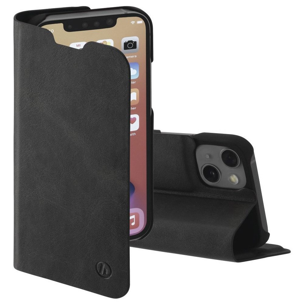 Hama Smartphone-Hülle Hama Booklet Guard Pro iPhone 13 schwarz, Handytasche Für Apple iPhone 13