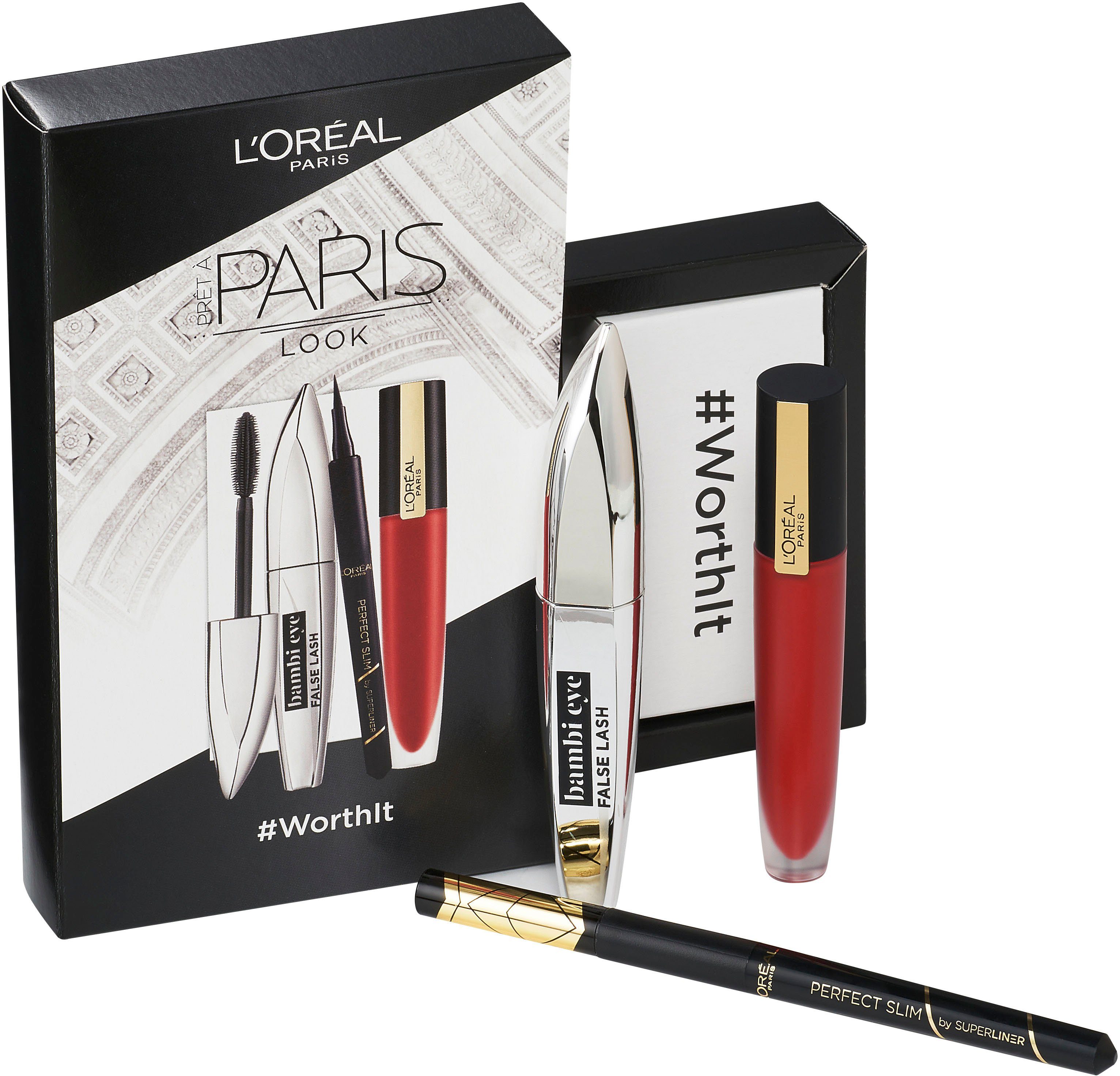 L'ORÉAL PARIS + Signature 3-tlg. Augen-Make-Up-Set Rouge + Liner, Bambi