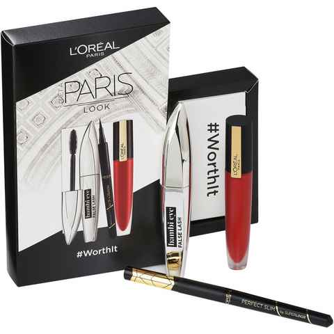 L'ORÉAL PARIS Augen-Make-Up-Set Bambi + Rouge Signature + Liner, 3-tlg.