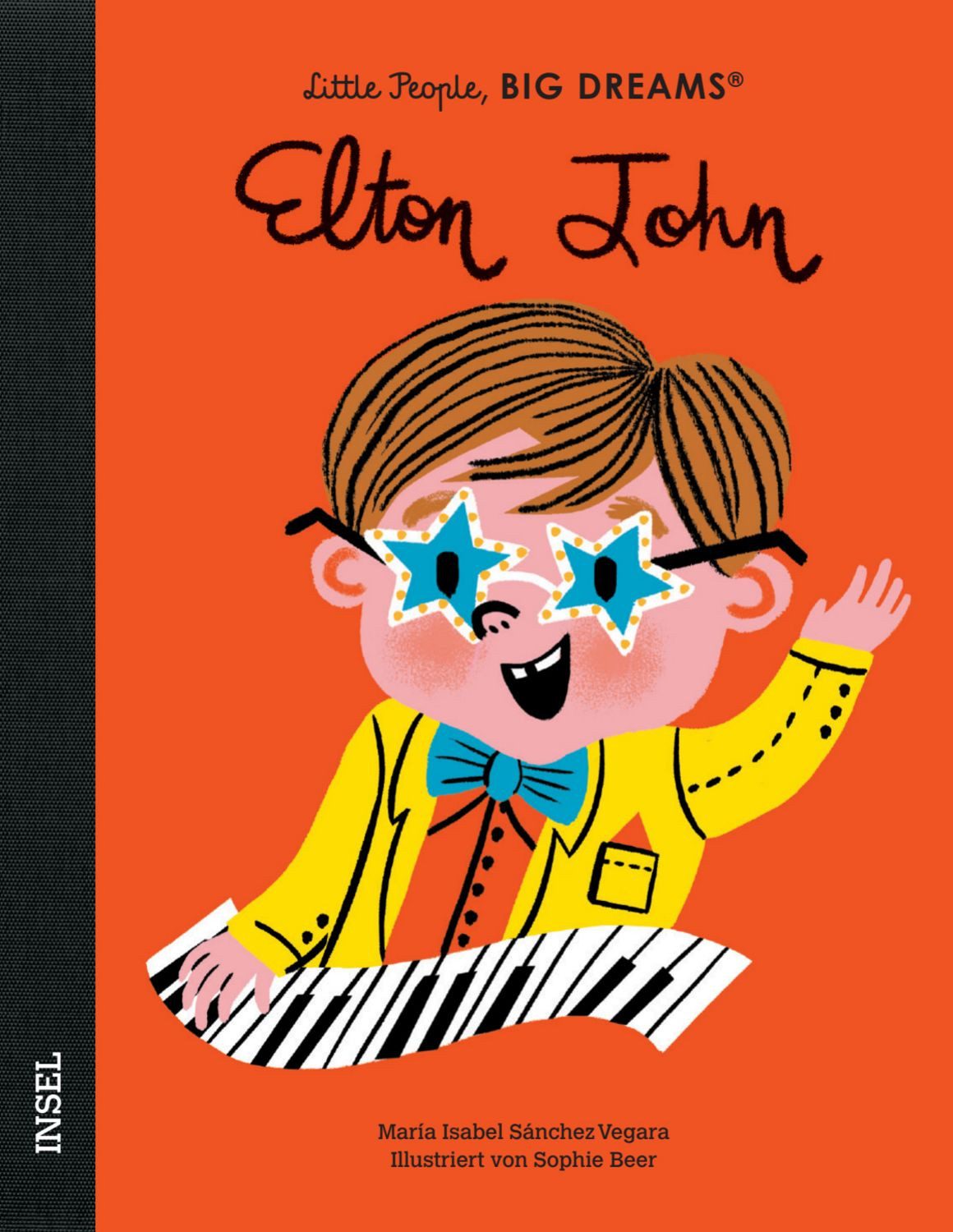Elton John – Little People, BIG DREAMS (Deutsche Ausgabe) / María Isabel Sánchez Vegara, Kinderbuch ab 4 Jahre