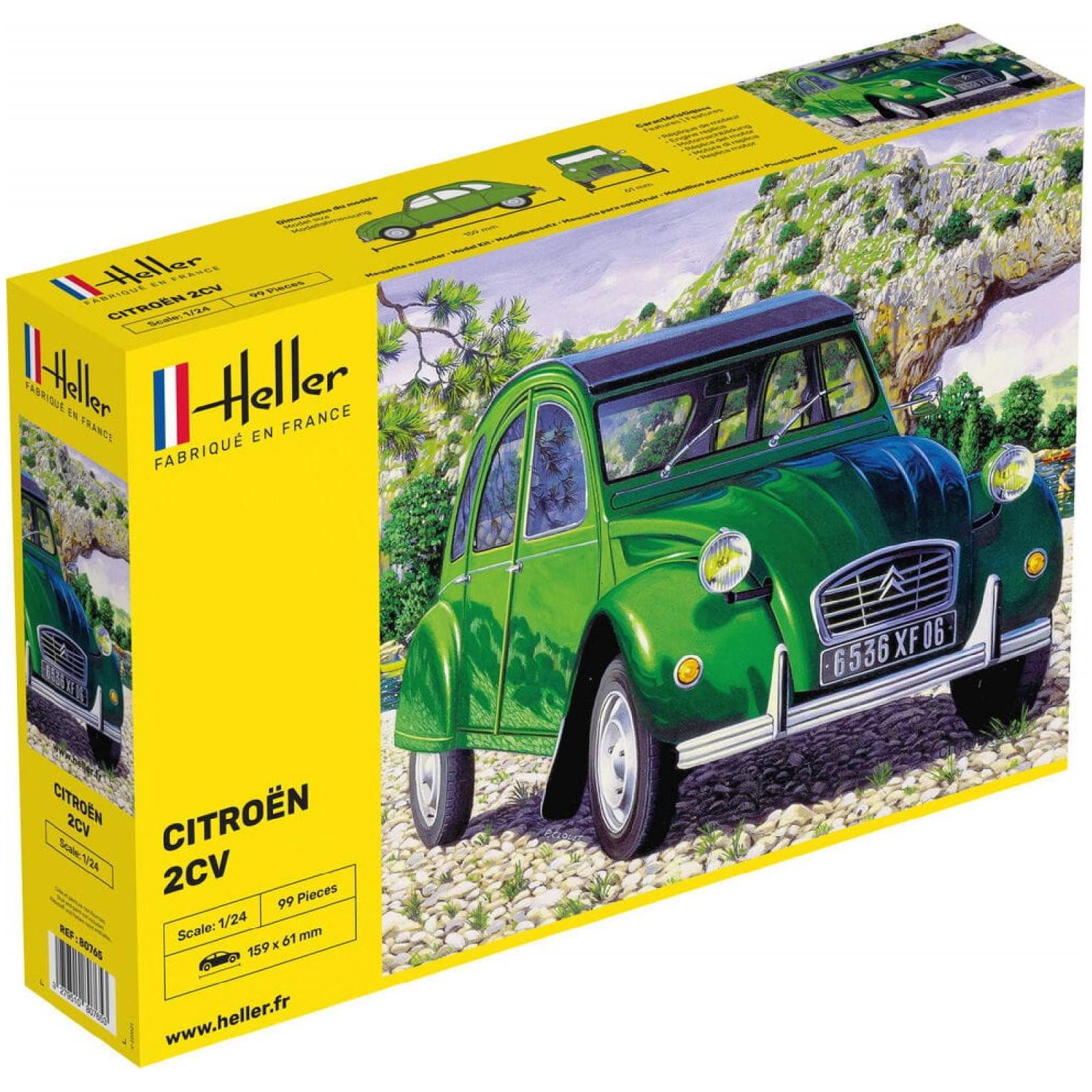 Heller Modellbausatz Citroen 2 CV, Maßstab 1:24