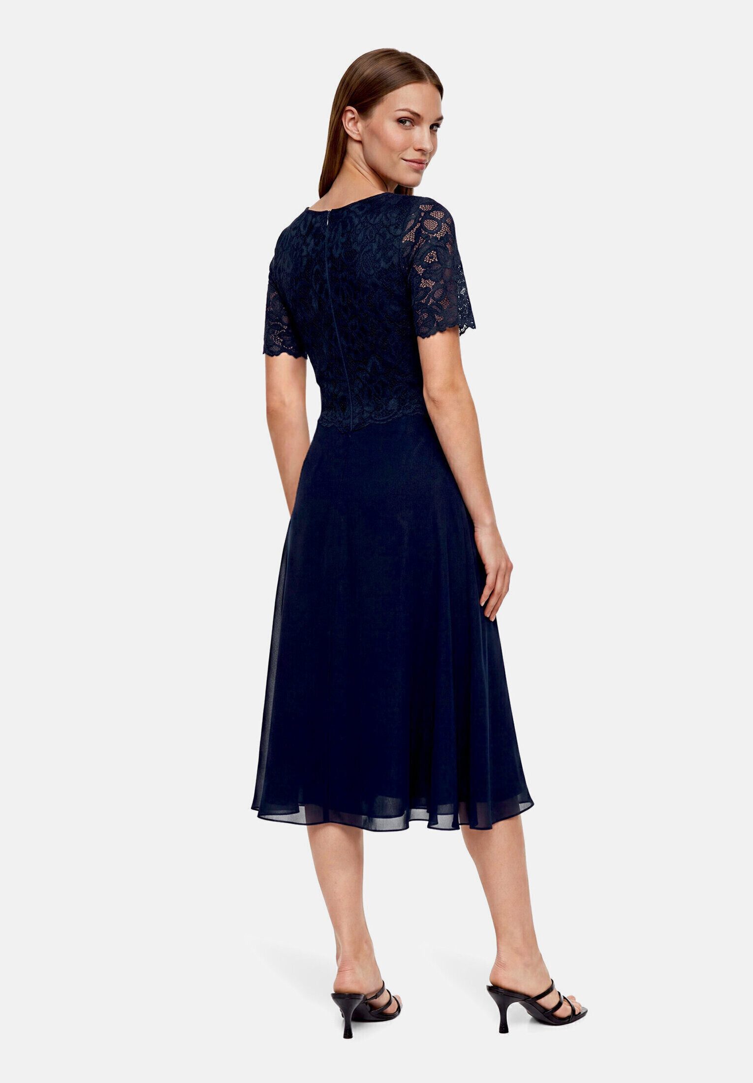 Vera Mont Cocktailkleid Damen mit Spitze Spitze