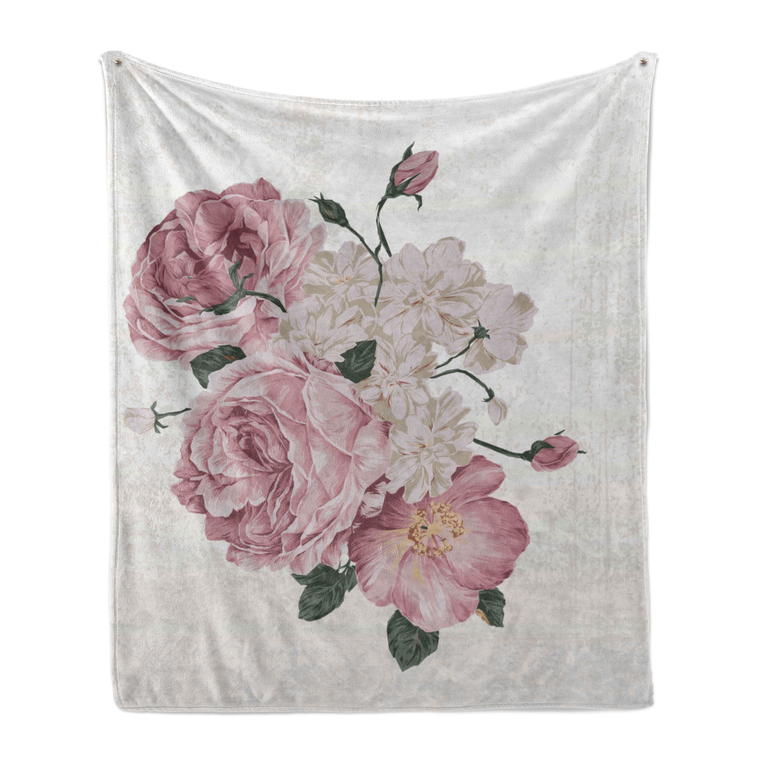 Abakuhaus, Rose Wohndecke für Gemütlicher Grunge Außenbereich, Rosen den Alte Plüsch und Innen- Corsage