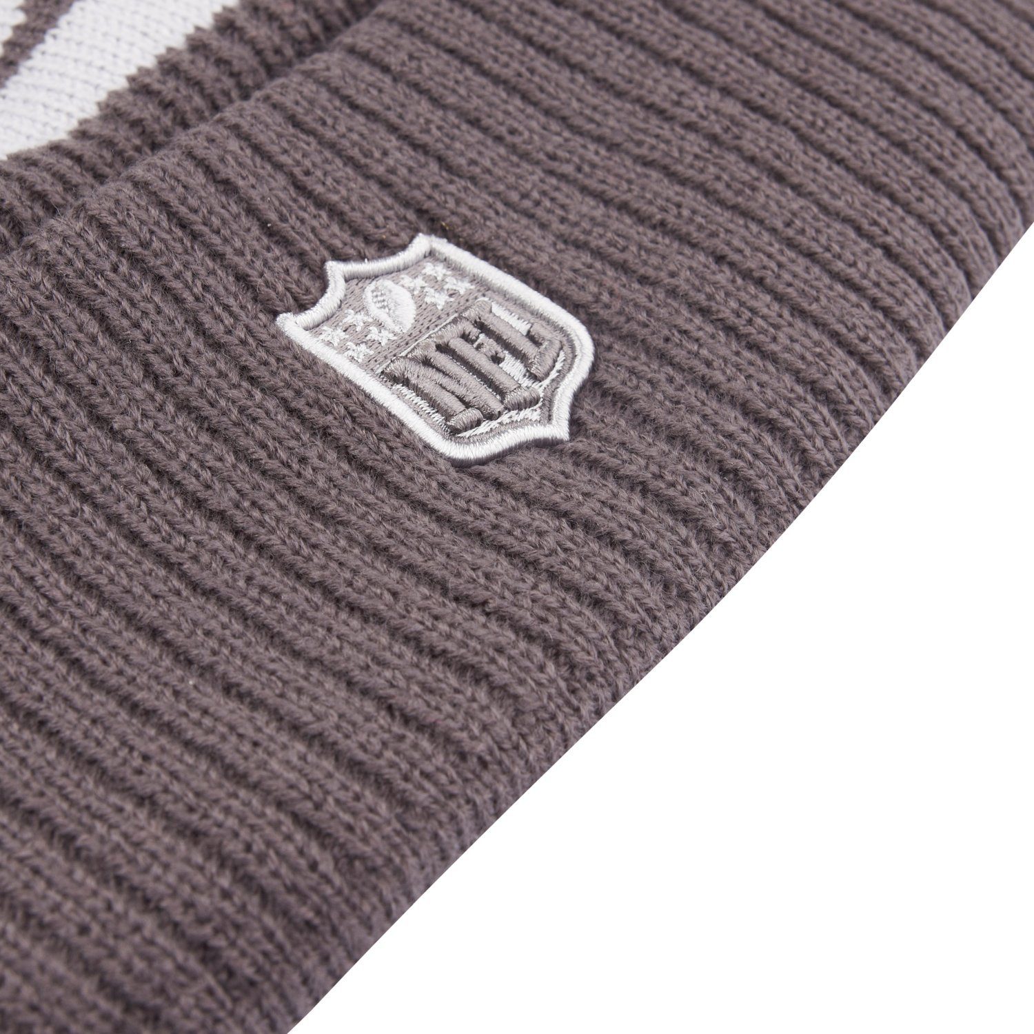 Era GREY Bommel Beanie New SPORT KNIT Fleecemütze NFL Las NFL TEAMS Raiders Vegas