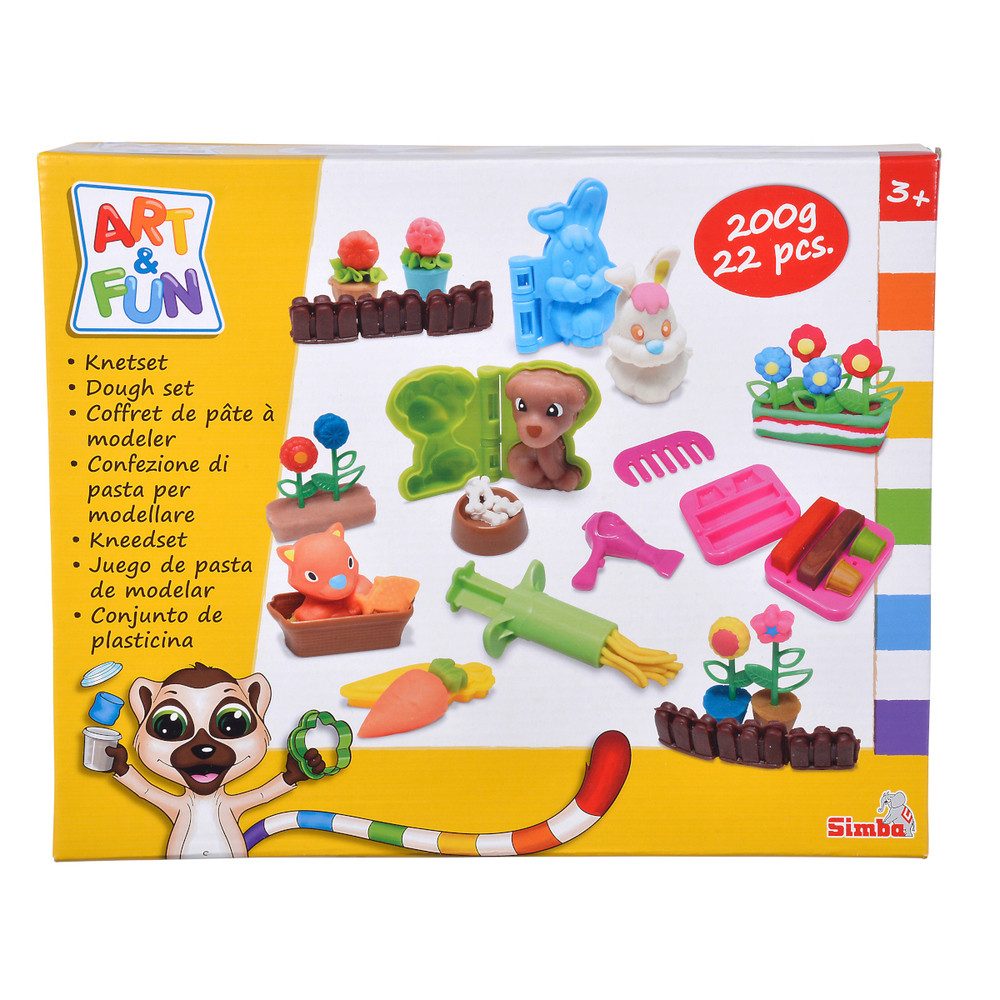 SIMBA Play-Doh Art & Fun - Knetset - Tierfreunde
