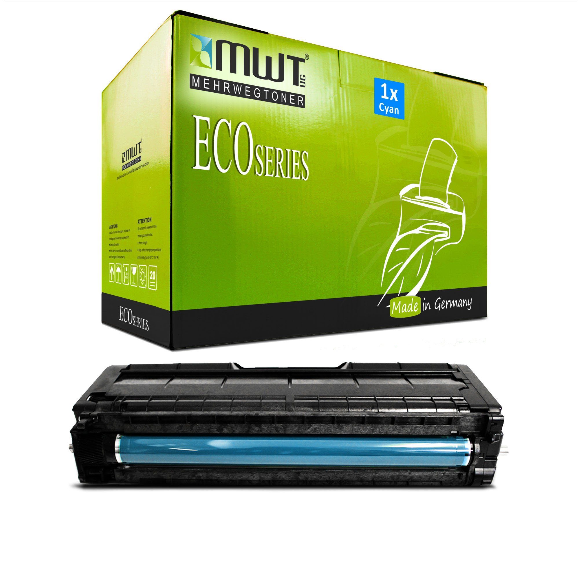 Mehrwegtoner Tonerkartusche Toner ersetzt Ricoh 407900 für SP C340 341 Cyan | Tonerpatronen