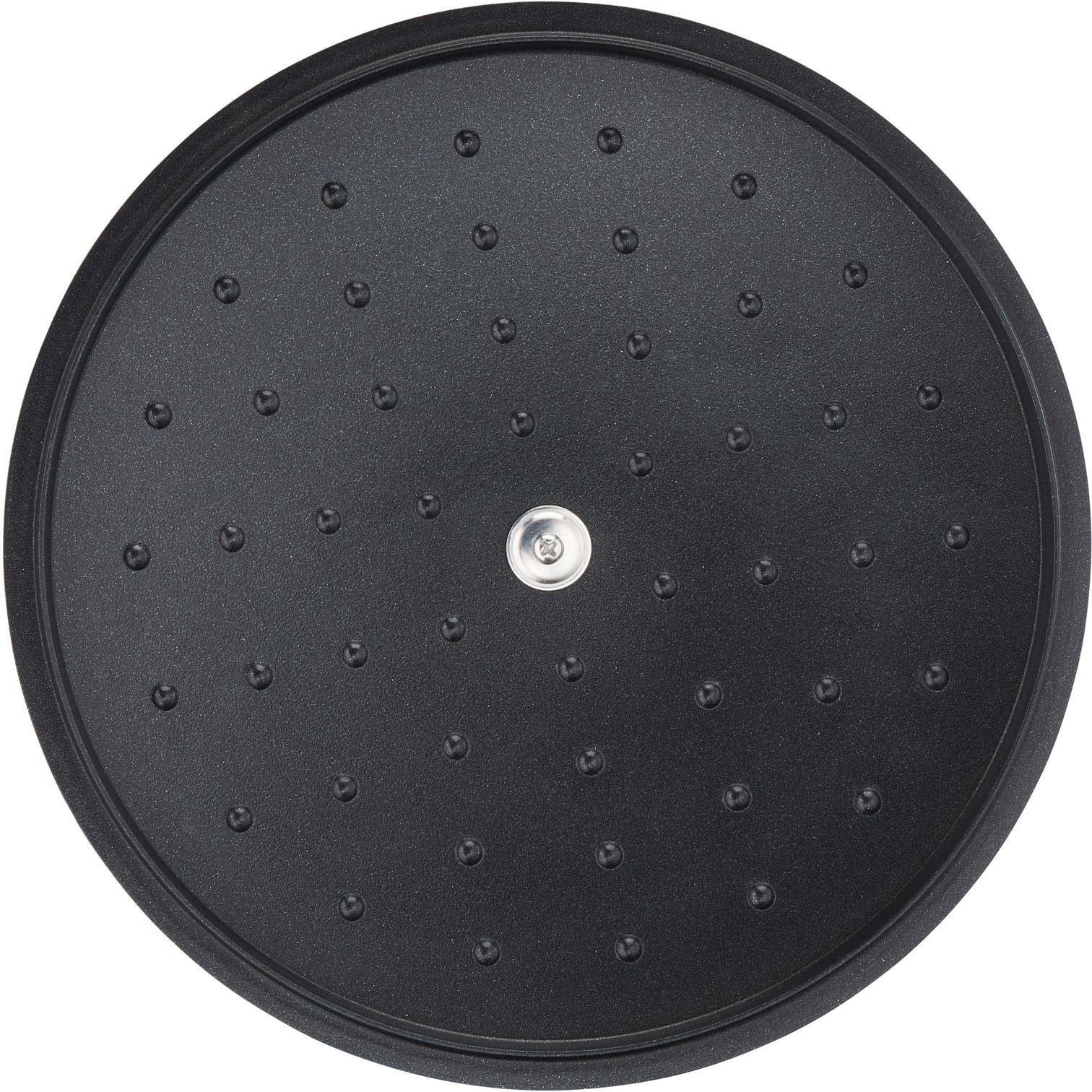 Tefal Servierpfanne Trattoria Schmorpfanne 28 cm hoher Rand, Pfanne Induktion, Aluminiumguss (1-tlg), Antihaftversiegelung, mit Deckel, für alle Herdarten geeignet