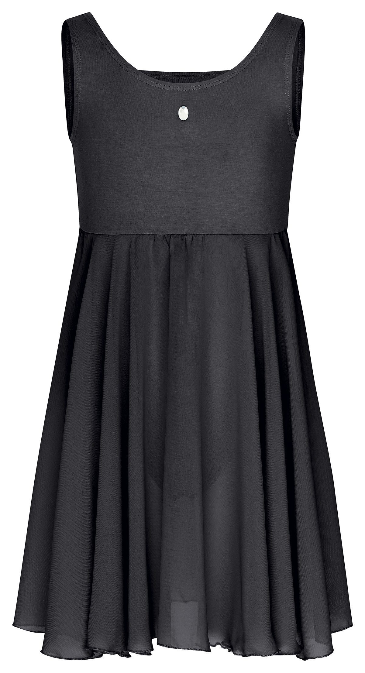 tanzmuster Chiffonkleid Ballettkleid Helena mit Glitzerstein günstig online kaufen