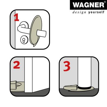 WAGNER design yourself Türstopper Türstopper - Ø 110 x 13 mm, verschiedene Farben, Stopper aus hochwertigem Kunststoff, zum Unterschieben und Einklemmen
