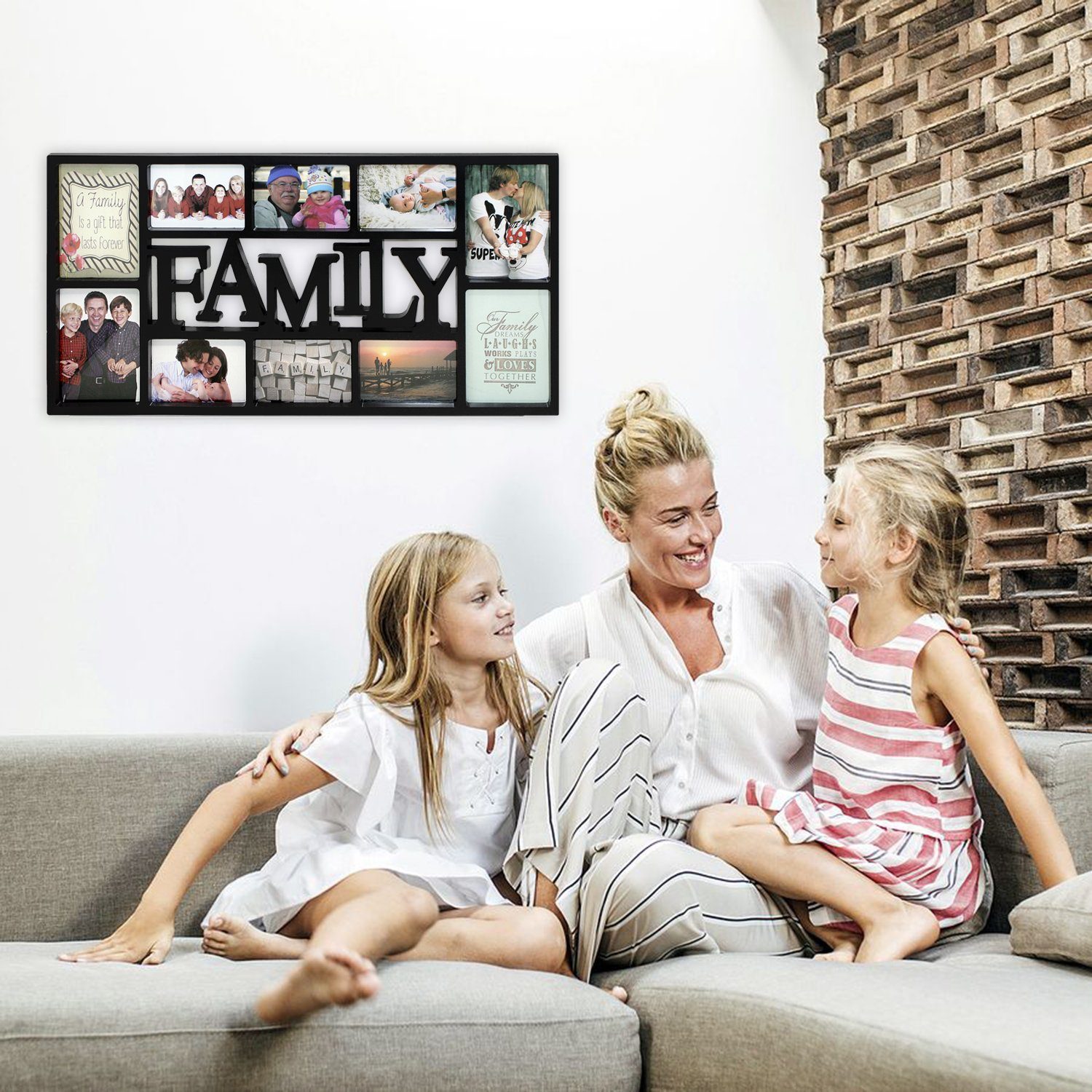 Close Up Bilderrahmen Fotorahmen Family XL schwarz