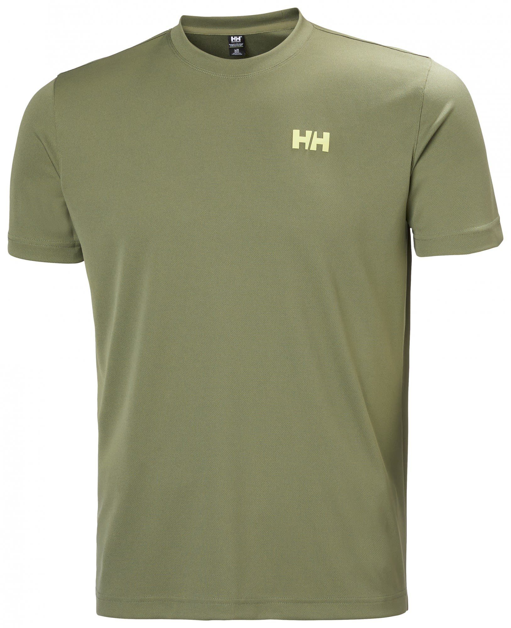 Helly Hansen T-Shirt Helly Hansen M Verglas Shade T-shirt Herren Lav Green