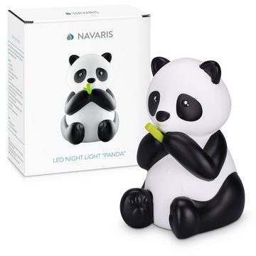 Navaris LED Nachtlicht Nachtleuchte Panda Design - Süße RGB Farbwechsel Nachtlampe