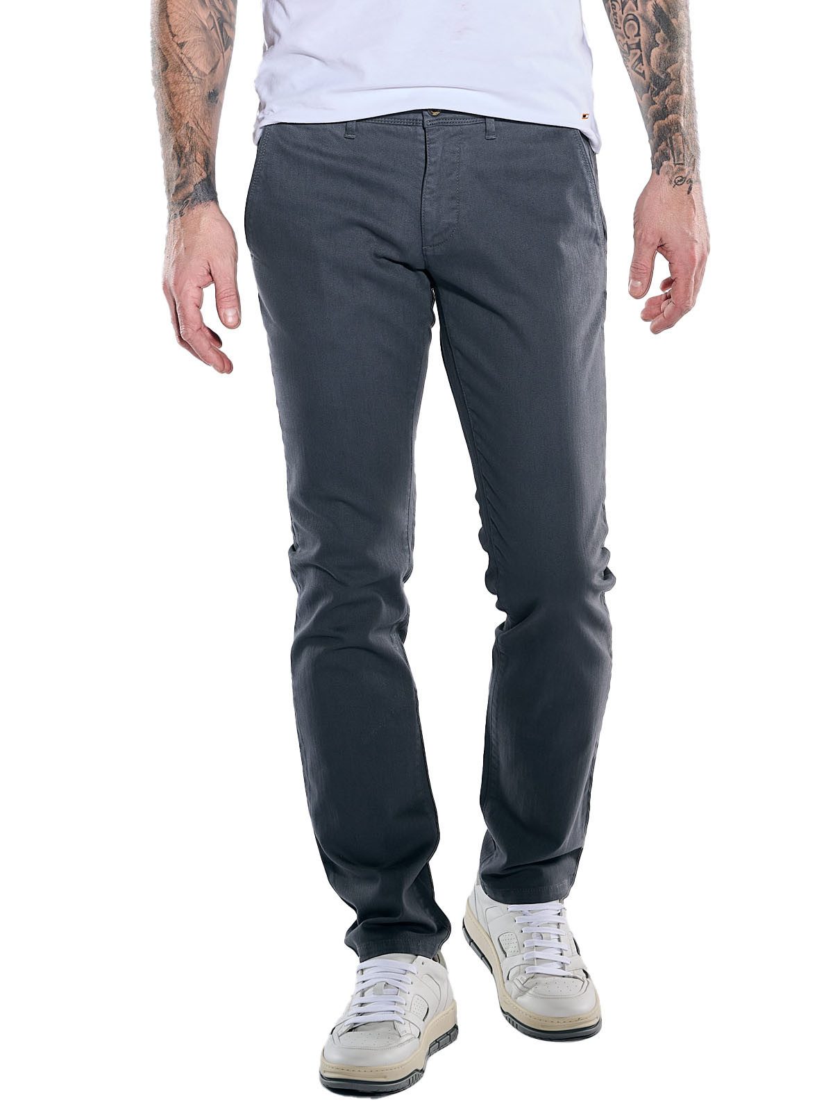 emilio adani Slim-fit-Jeans emilio adani Herren Chino slim fit, Marineblau günstig online kaufen
