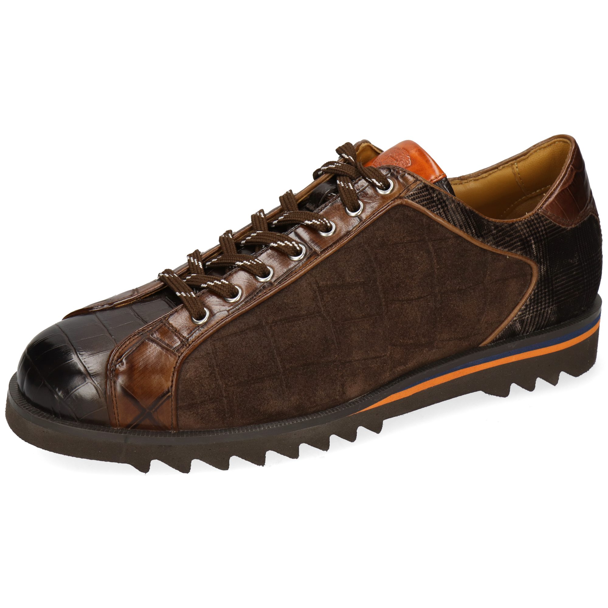Melvin & Hamilton Hadrian 4 Leder-Sneakers für Herren Sneaker Flache Absätze, Echtes Leder, Vegetabile Gerbung