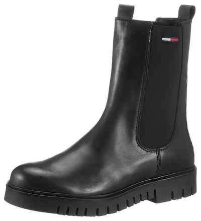Tommy Jeans »TOMMY JEANS LONG CHELSEA BOOT« Chelseaboots mit beidseitigem Stretcheinsatz