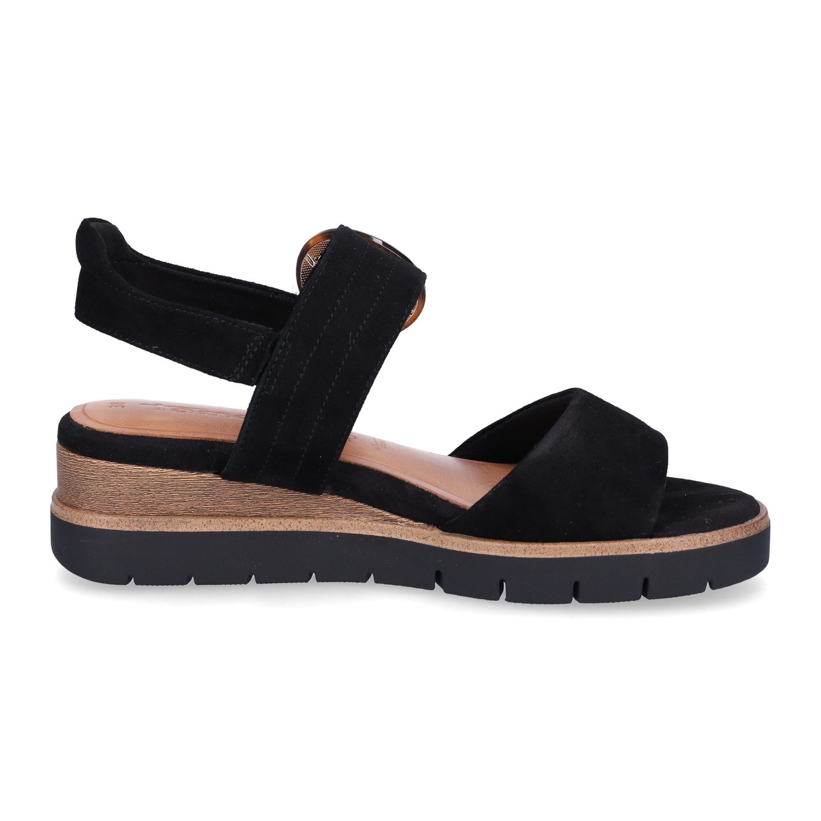 Tamaris Tamaris Damen Keilsandalette schwarz Sandale – Bild 4 von 5