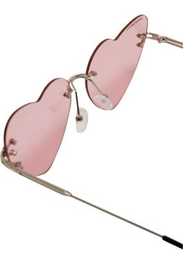 URBAN CLASSICS Sonnenbrille Urban Classics Unisex Sunglasses Heart With Chain