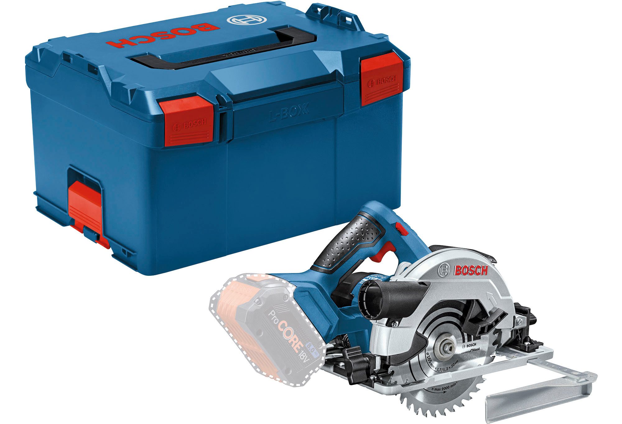 Bosch Professional Akku-Handkreissäge »GKS 18V-57 G PROFESSIONAL«, Keine Selbstentladung, kein Memory-Effekt, lange Haltbarkeit
