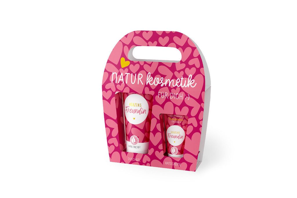 La Vida Geschenk für Dich Duschgel Kosmetik-Set, Serie Mädels, Duschgel + Handcreme, vegan, glutenfrei, laktosefrei