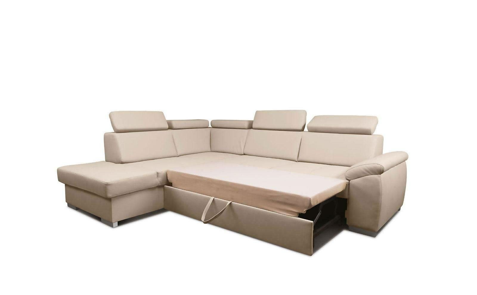 Made Sofa in JVmoebel Textl Couch Ecksofa Funktions Sitz Ecksofa Beige Europe Schlafsofa Wohnzimmer,