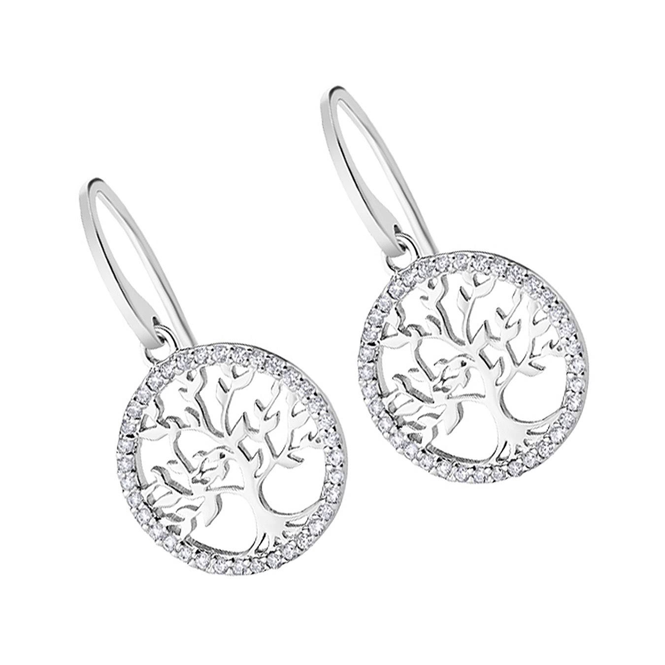 LOTUS SILVER Paar Ohrhänger LOTUS Silver Lebensbaum Ohrhänger (Ohrhänger), günstig online kaufen