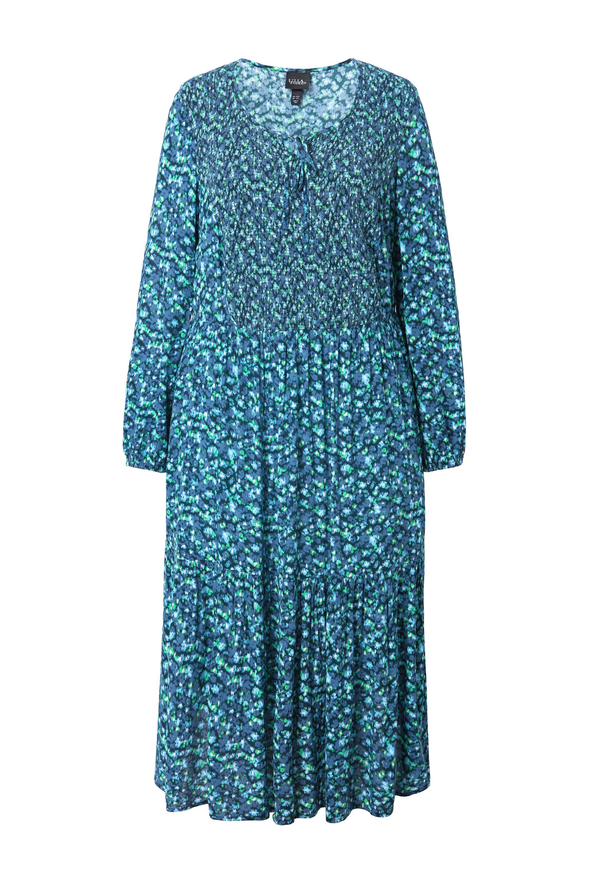 Ulla Popken Midikleid Midikleid Blüten A-Linie günstig online kaufen