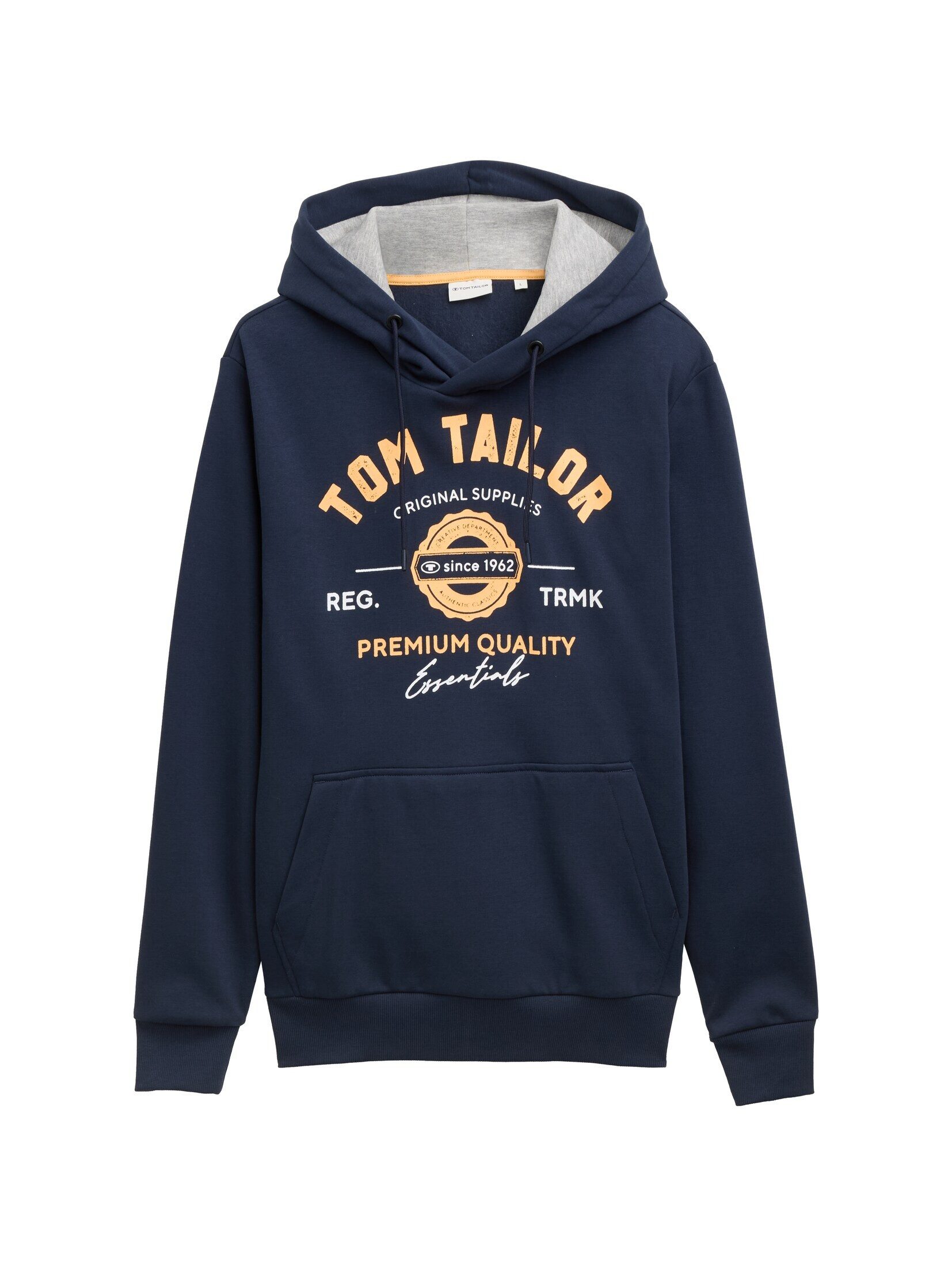 TOM TAILOR Sweatshirt Strick & Sweatshirts Hoodie Sweatshirt mit Logo-Print günstig online kaufen