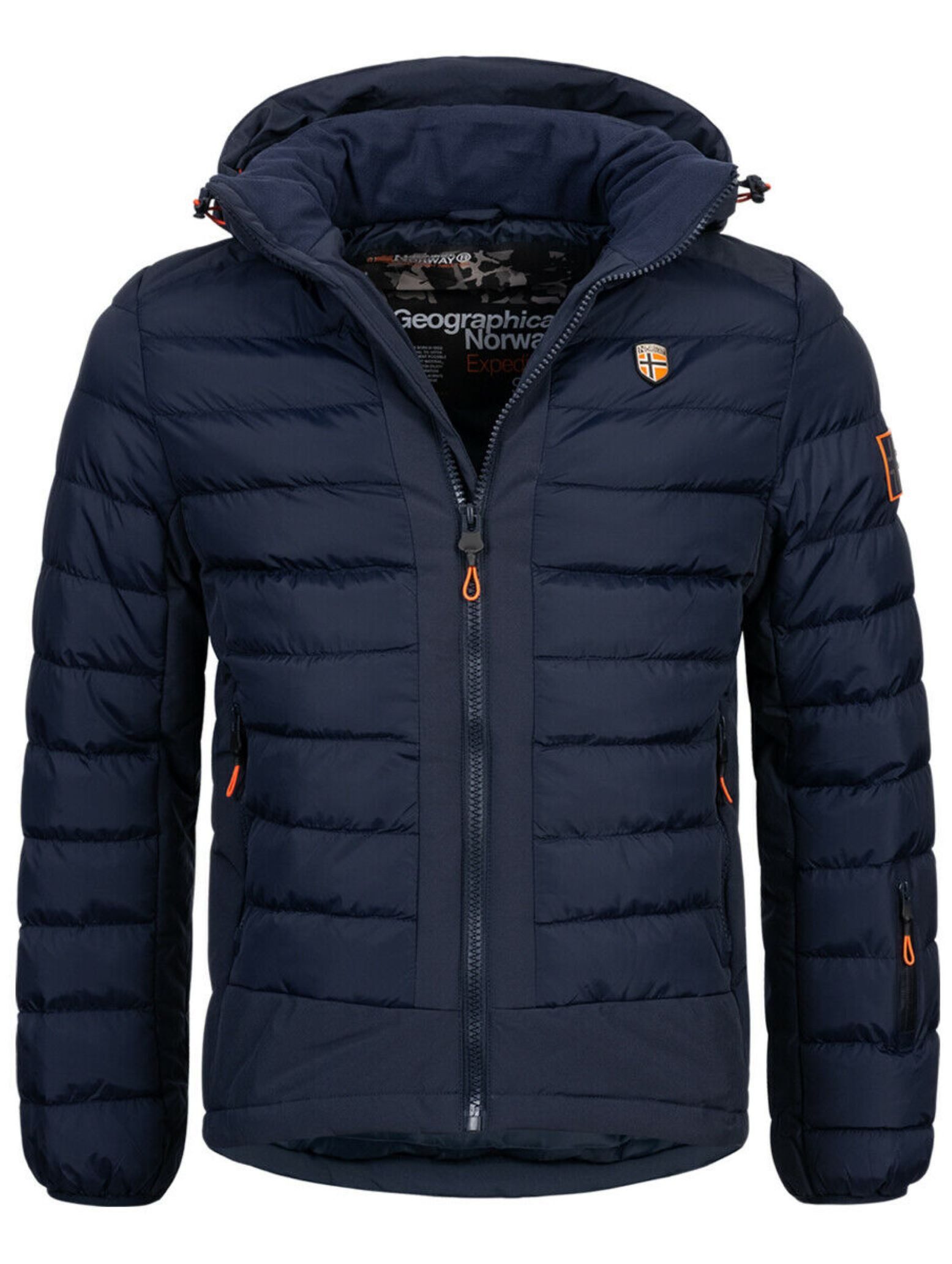 Geographical Norway Winterjacke Winter Jacke Parka Steppjacke Kapuze Kapuzenjacke Parka Outdoor Stepp