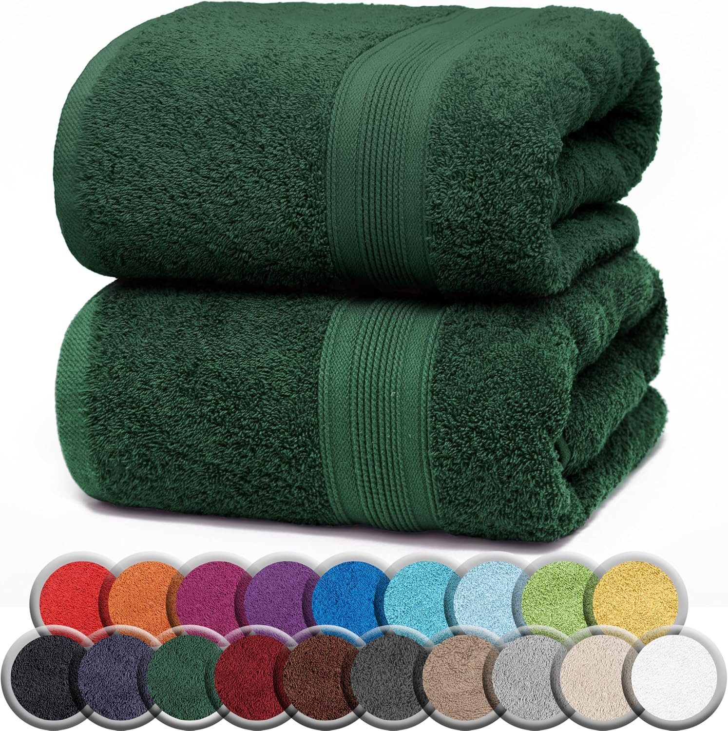 NatureMark Saunatuch Frottier Saunatücher 80x200cm, 100% Baumwolle (2-St), günstig online kaufen