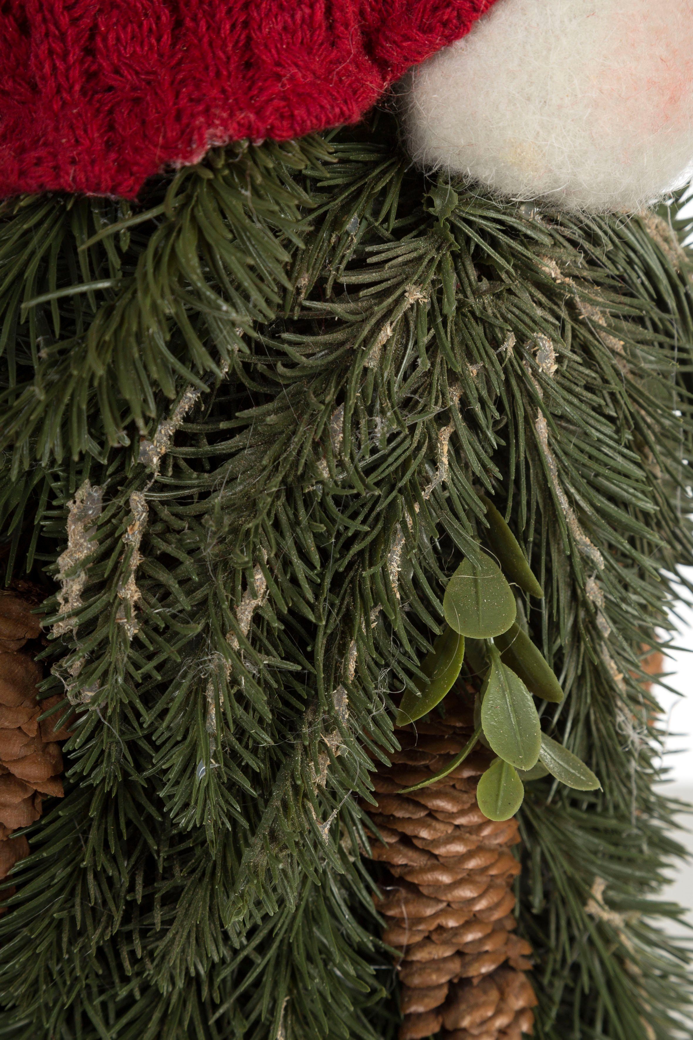 Myflair Möbel St), Dekofigur Tannenbart, 44 rotem und Weihnachtsdeko, mit cm Accessoires (1 & Höhe mit Wichtel Mantel Tannenzapfen ca