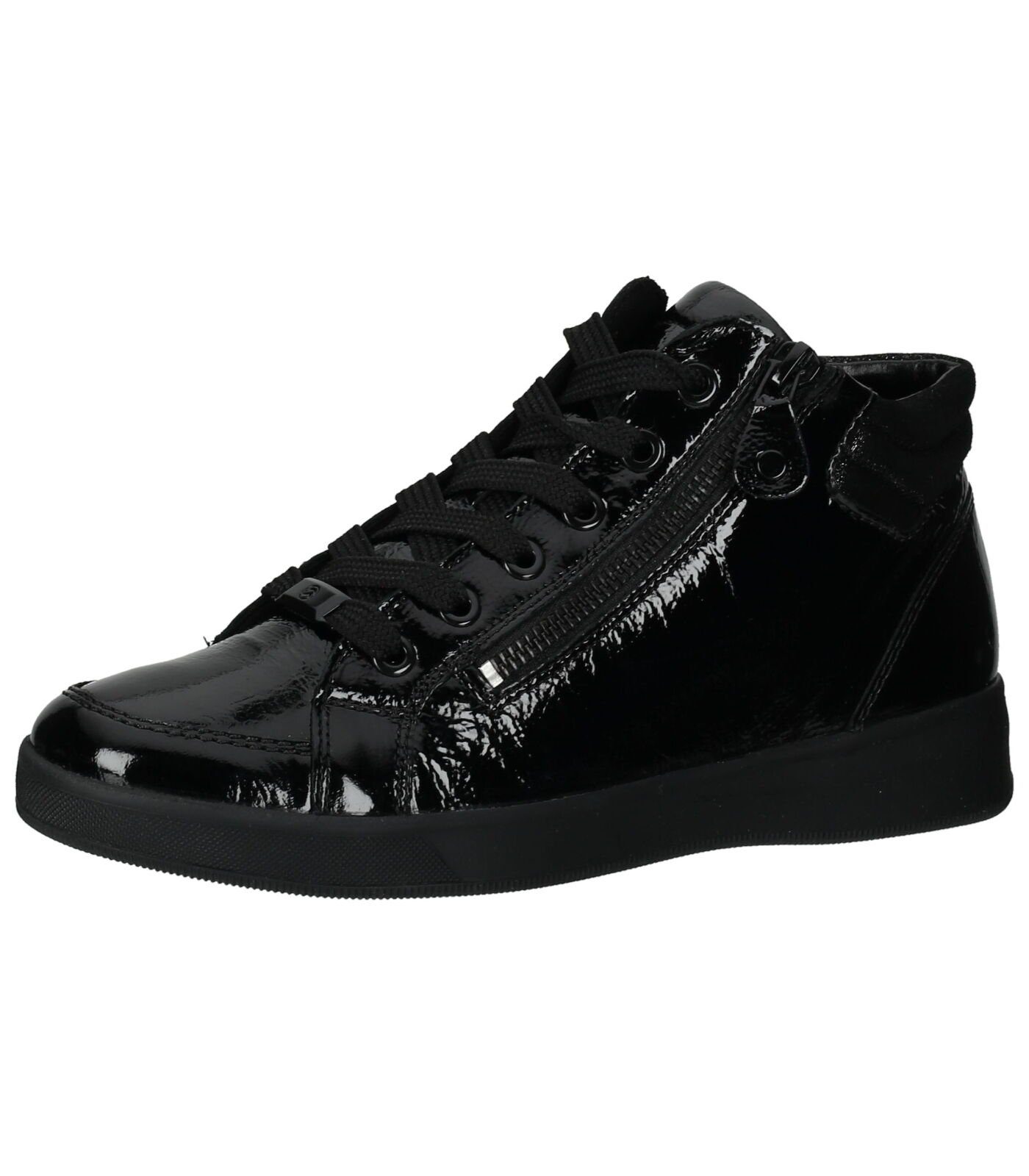 Black Sneaker Leder Sneaker Ara