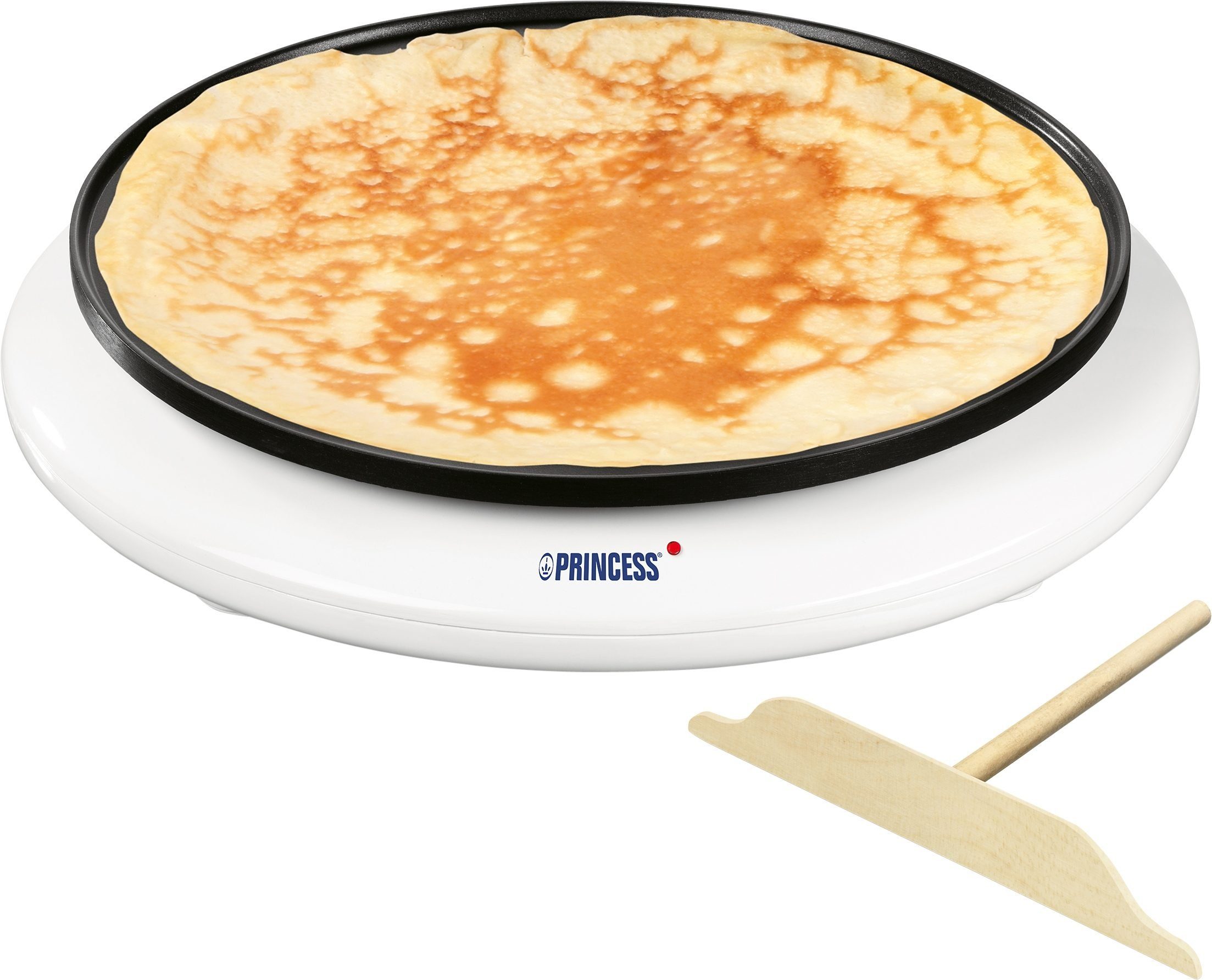 PRINCESS Crêpesmaker Royal 492227, 1100 W, Ø 30 cm, doppelte Antihaftbeschichtung