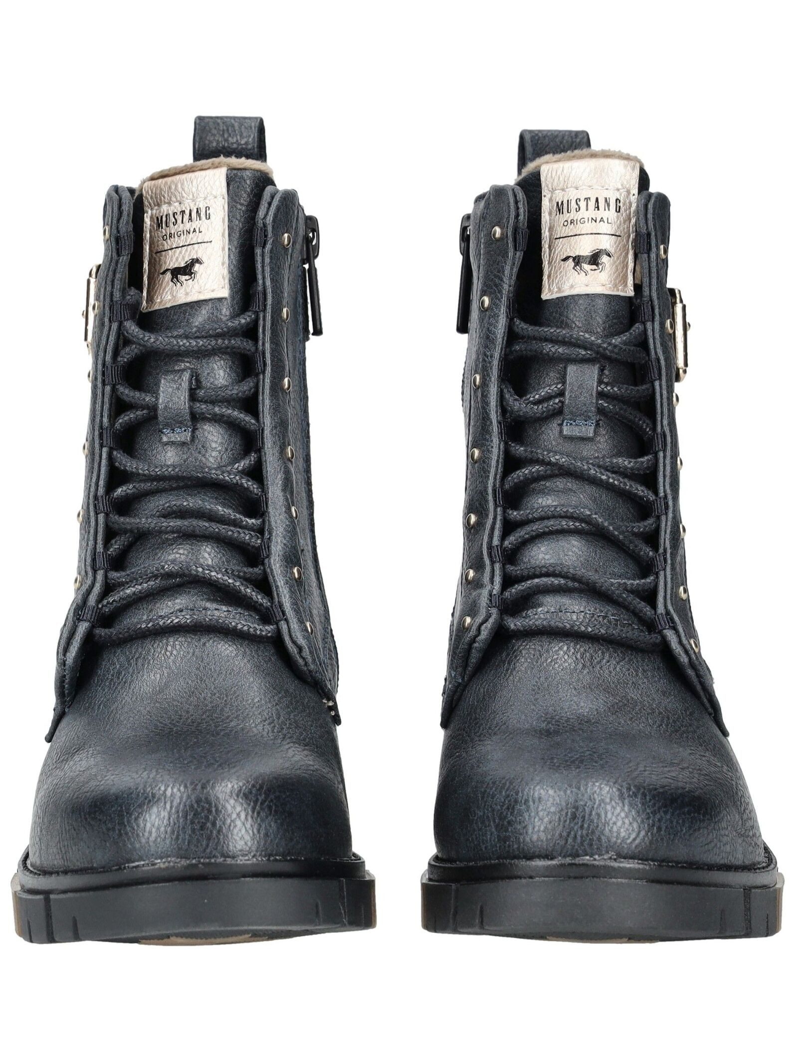Mustang Shoes Mustang Shoes Stiefelette Lederimitat Schnürstiefelette
