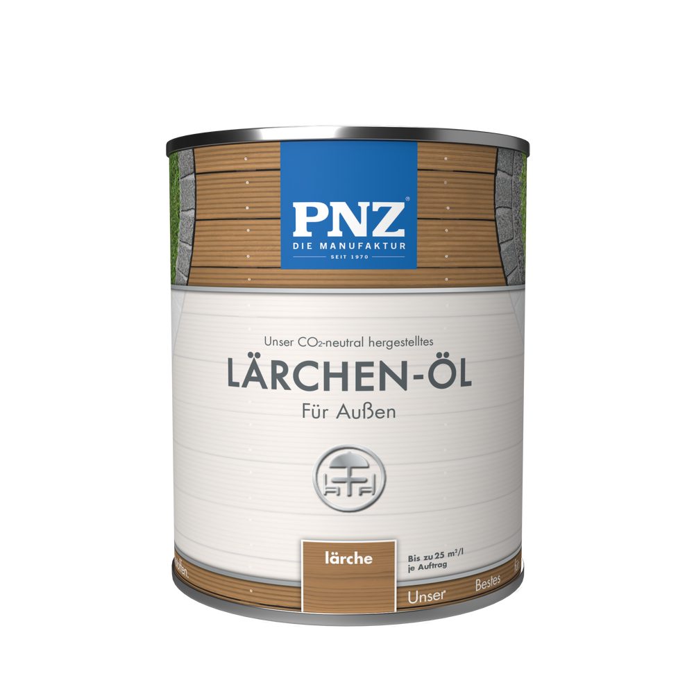 PNZ - Die Manufaktur Hartholzöl Lärchen-Öl, unser Bestes für Lärchenholz,Wetterschutz