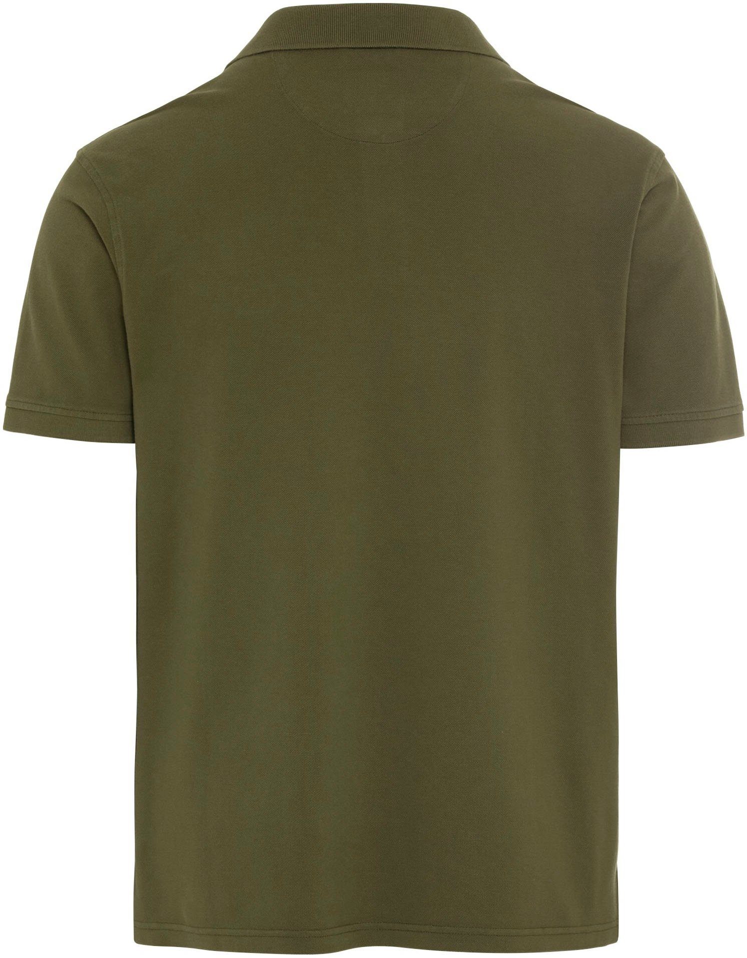 active Poloshirt Olive brown camel