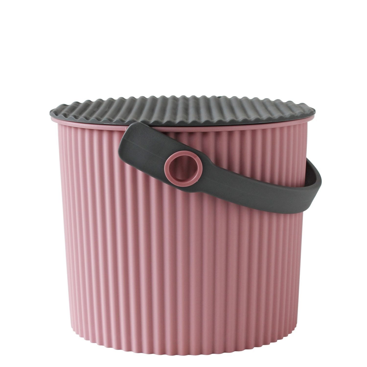 Hachiman Aufbewahrungsbox Hachiman Omnioutil Mini-Eimer Scandinavian Rosé 4 l