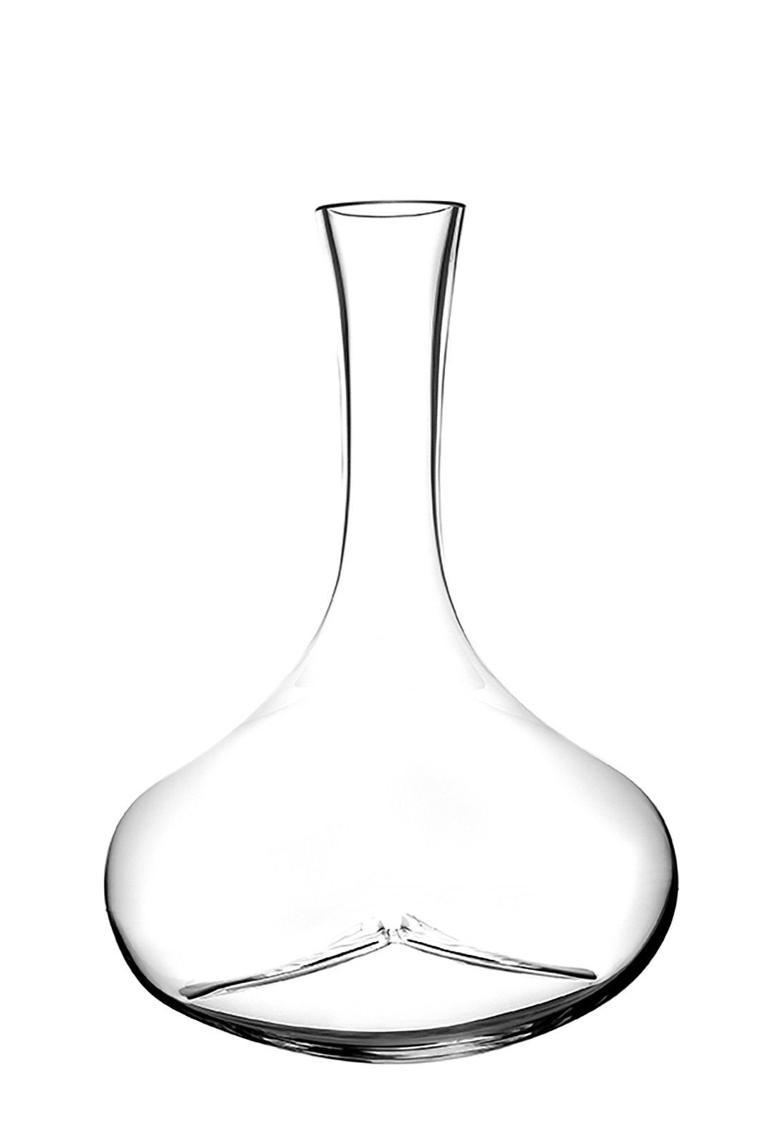 ZIEHER Glas Vision Straight Weingläser + Dekanter, Pebble + Glas