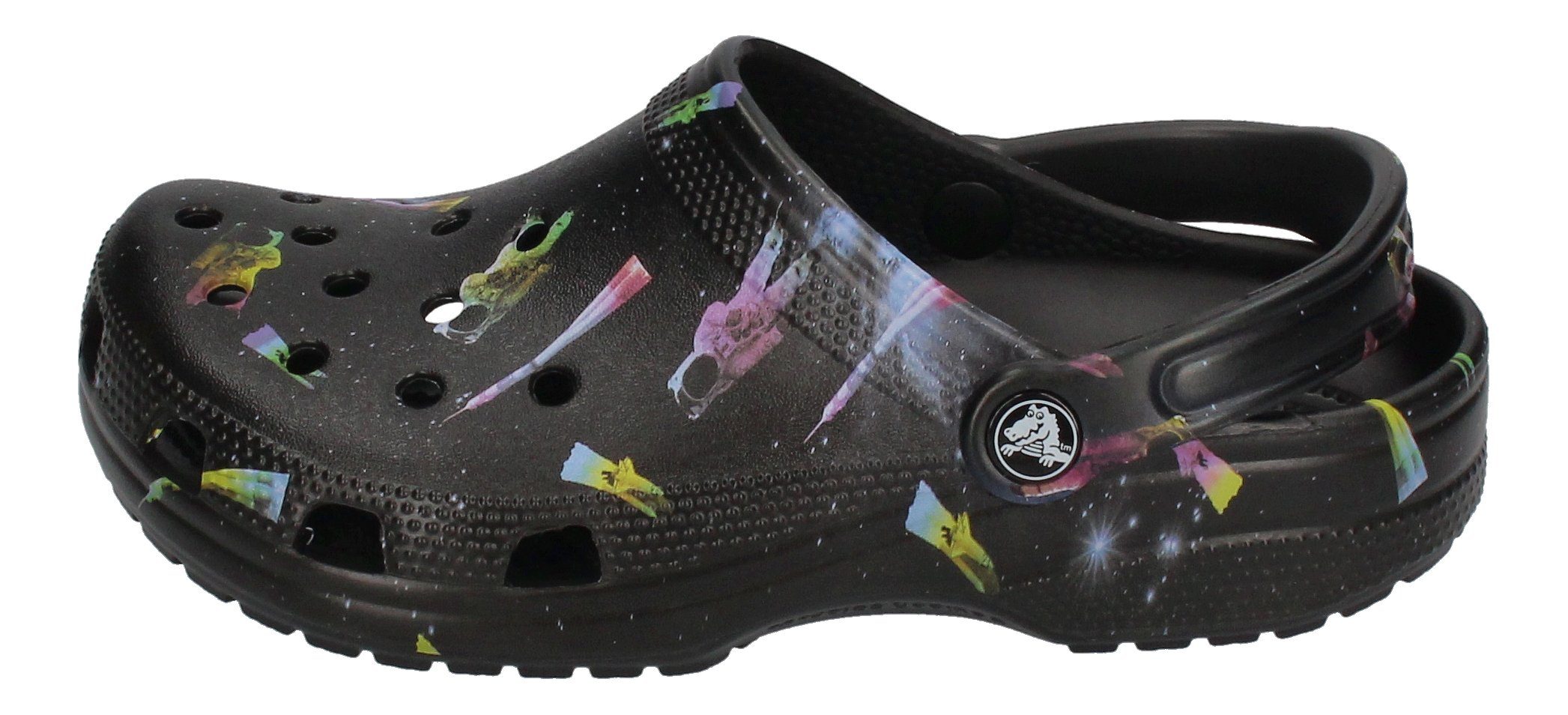 Schuhe Clogs Crocs CLASSIC OUT OF THIS WORLD II CLOG Clog Black