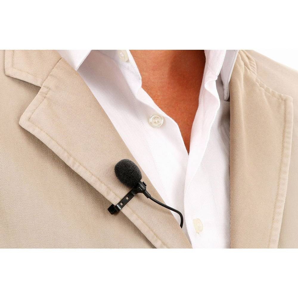 IK Multimedia Mikrofon IRIG LAVALIER-MIKROFON IP-IRIG-MICLAV-IN, inkl. Klammer, inkl. Windschutz