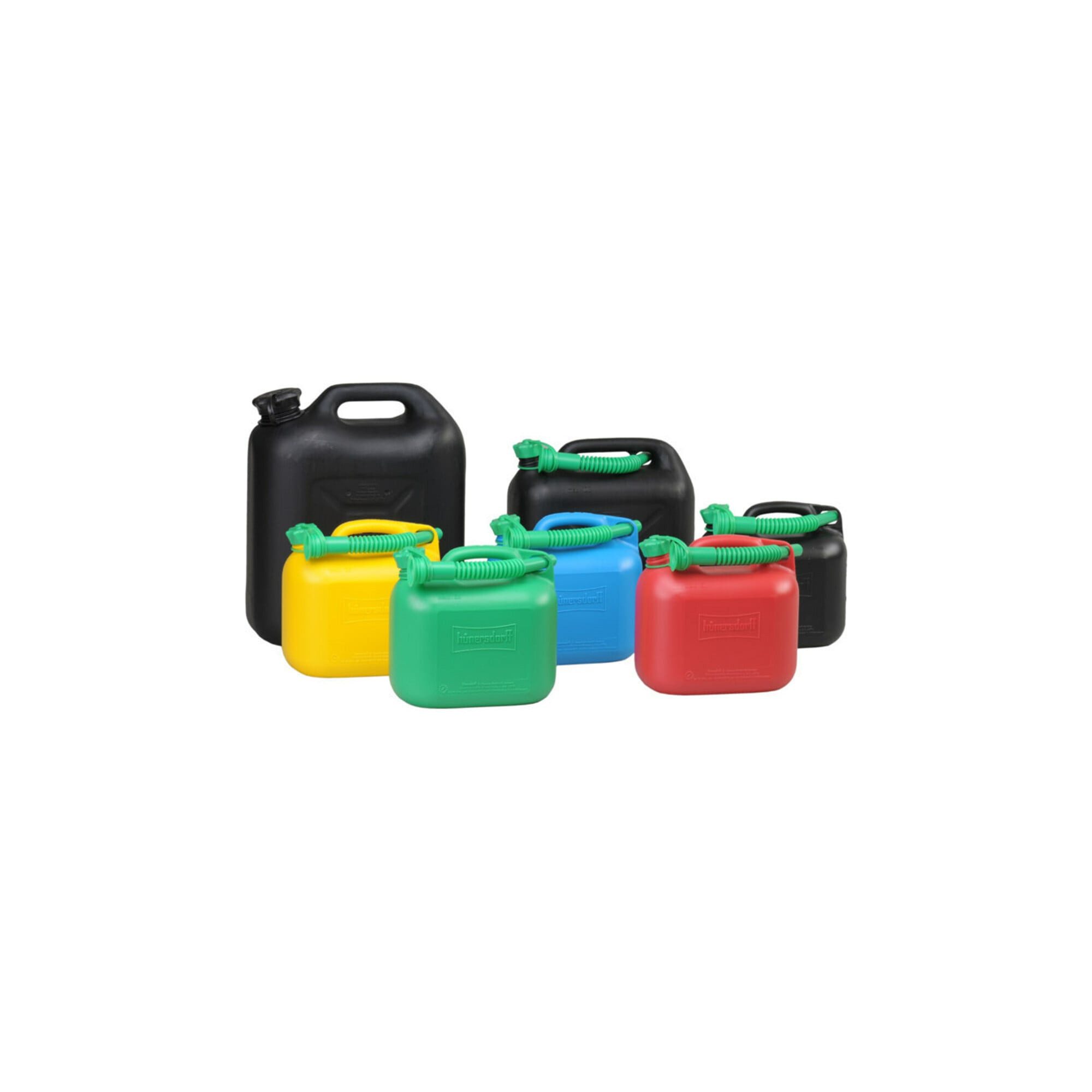 hünersdorff Benzinkanister Hünersdorff Kraftstoff-Kanister CLASSIC 5 L, HDPE schwarz, besonders s