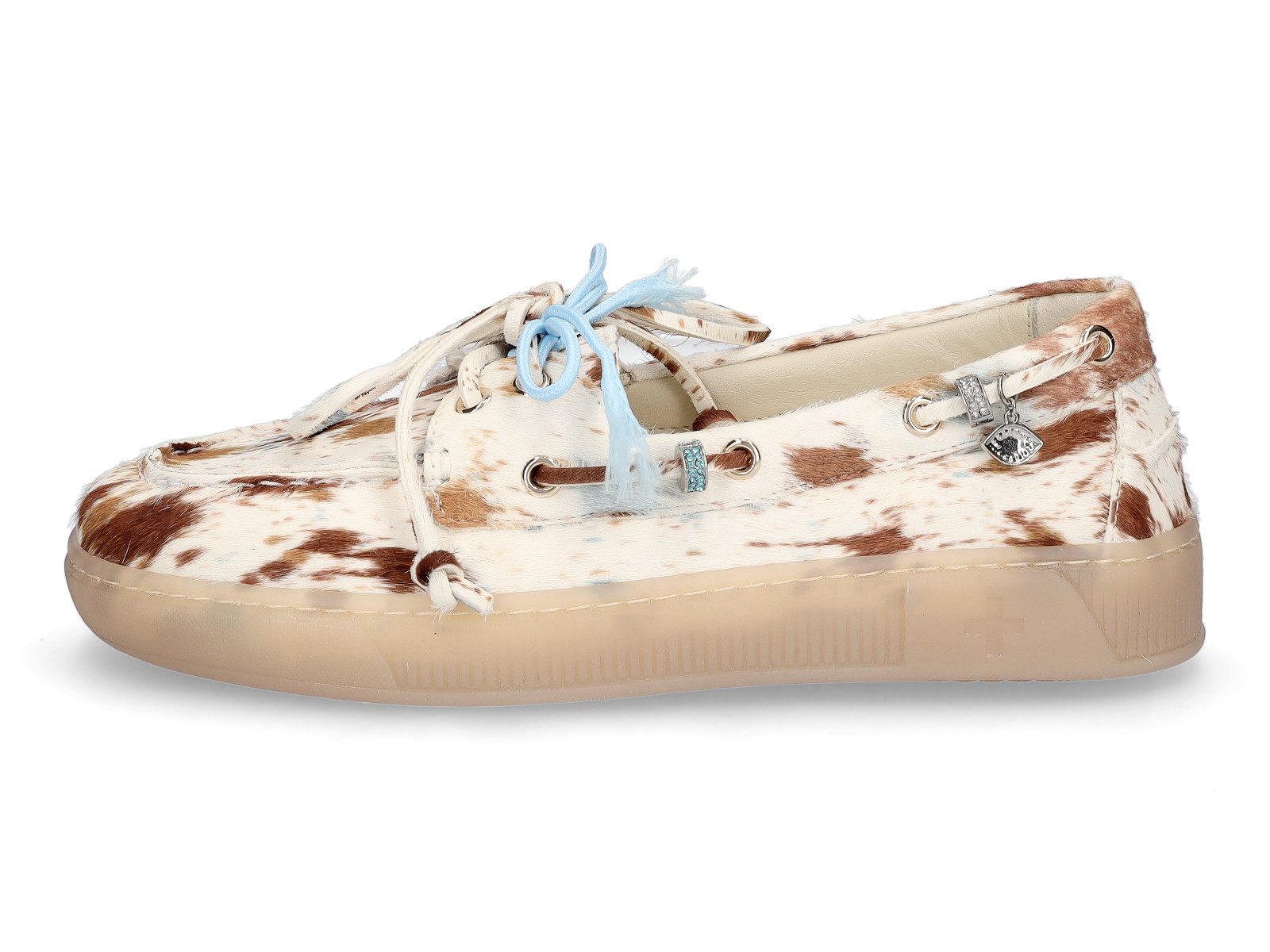 Gio+ Gio+ Damen Mokassin offwhite multi Slipper günstig online kaufen
